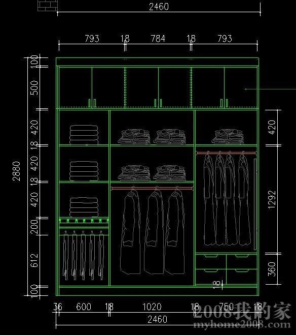 2、衣柜設計圖:怎樣做衣柜簡單圖設計